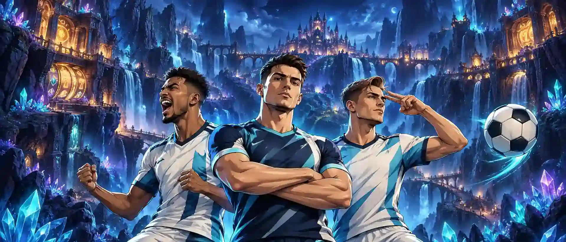 Sport banneridagi futbolchilar
